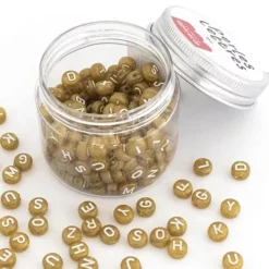 La Petite épicerie Kralenpotje Alfabet - Goud 9 La Petite épicerie Kralenpotje Alfabet - Goud -Kinderspeelgoed 1093 la petite picerie kralenpotje alfabet goud ilovespeelgoed.nl