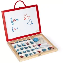 Janod Magneetkoffer 4-in-1 Letters Leren