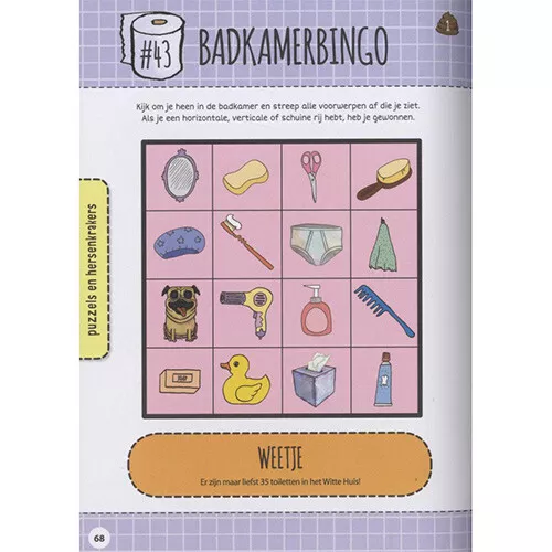 Veltman Uitgevers 101 Dingen Om Te Doen Terwijl Je Op De Wc Zit 11 Veltman Uitgevers 101 Dingen Om Te Doen Terwijl Je Op De Wc Zit - Afbeelding 9