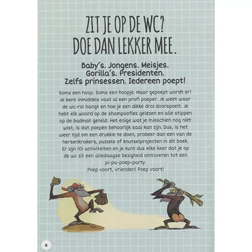 Veltman Uitgevers 101 Dingen Om Te Doen Terwijl Je Op De Wc Zit 6 Veltman Uitgevers 101 Dingen Om Te Doen Terwijl Je Op De Wc Zit - Afbeelding 4