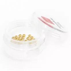 La Petite épicerie Kralendoosje Met 20 Heishi Kralenverdelers - 3 Mm - Goud