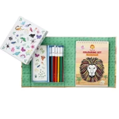 Tiger Tribe Inkleurset - Wilde Dieren -Kinderspeelgoed 3760242 tiger tribe inkleurset wilde dieren ilovespeelgoed2