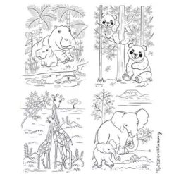 Tiger Tribe Inkleurset - Wilde Dieren -Kinderspeelgoed 3760242 tiger tribe inkleurset wilde dieren ilovespeelgoed3