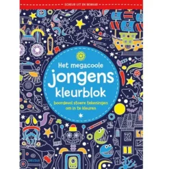Uitgeverij Deltas Het Megacoole Jongens Kleurblok