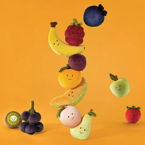 Jellycat Knuffelbosbes Fabulous Fruit Blueberry - 10 Cm 6 Jellycat Knuffelbosbes Fabulous Fruit Blueberry - 10 Cm - Afbeelding 4