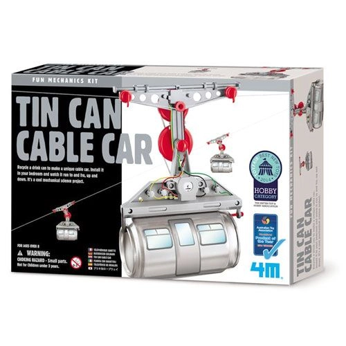 4m Bouwset Kabelbaan Met Blik 3 4m Bouwset Kabelbaan Met Blik