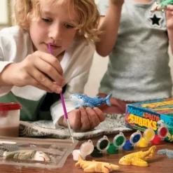 4m Gips En Verfpakket - Haaien -Kinderspeelgoed 4m gips en verfpakket haaien 6