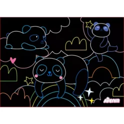 Avenir Krasplaatjes Met Pijpenragers - Panda's -Kinderspeelgoed 7331723 avenir krasplaatjes met pijpenragers panda s ilovespeelgoed.nl14