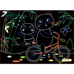 Avenir Krasplaatjes Met Pijpenragers - Panda's -Kinderspeelgoed 7331723 avenir krasplaatjes met pijpenragers panda s ilovespeelgoed.nl15