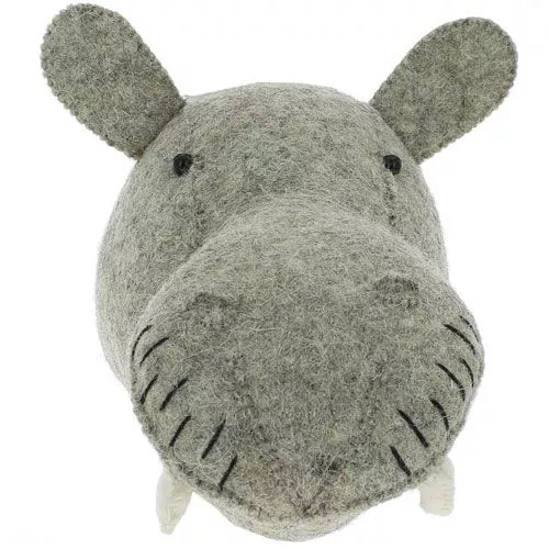 Fiona Walker Dierenkop Nijlpaard - Mini 3 Fiona Walker Dierenkop Nijlpaard - Mini