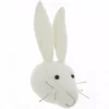 Fiona Walker Dierenkop Wit Konijn - Mini -Kinderspeelgoed 867038 fiona walker fiona walker dierenkop wit konijn ilovespeelgoed 1