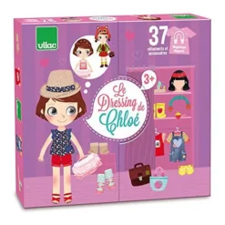 Vilac Magneetdoos - Chloe Aankleedpop 8 Vilac Magneetdoos - Chloe Aankleedpop -Kinderspeelgoed aankleedpop chloe 2800