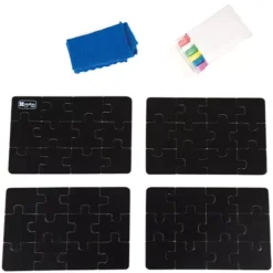 Andreu Toys Krijtbord Puzzels - 4x12st -Kinderspeelgoed andreu toys krijtbord puzzels 4x12st 3