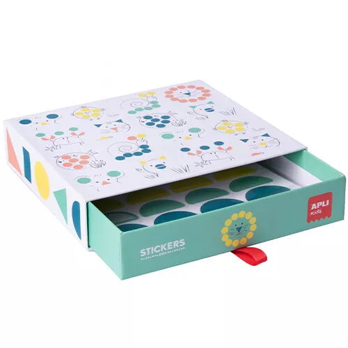 Apli Kids Stickerset Geometrische Dieren 4 Apli Kids Stickerset Geometrische Dieren - Afbeelding 2