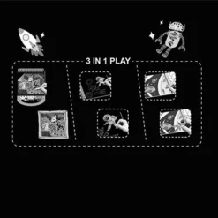 Avenir Kraskaarten 3 In 1 Avontuur -Kinderspeelgoed avenir kraskaarten 3 in 1 avontuur 2