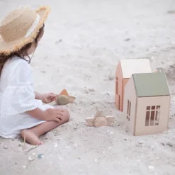 Babai Toys Magnetisch Poppenhuis - Khaki - L 20 Babai Toys Magnetisch Poppenhuis - Khaki - L -Kinderspeelgoed babai toys magnetisch poppenhuis khaki l 6