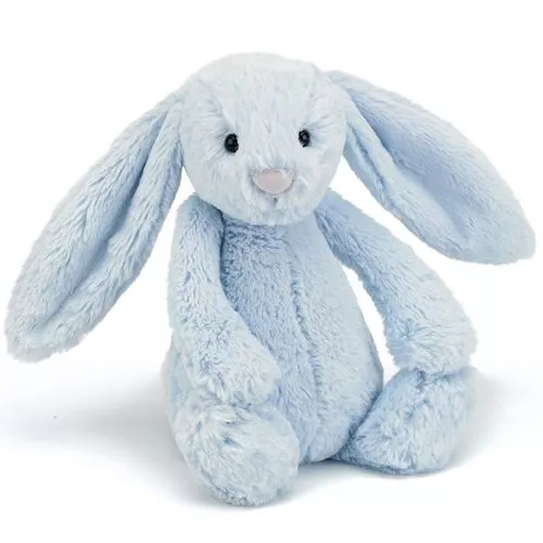 Jellycat Knuffelkonijn Bashful Bunny Blue - M - 31 Cm 3 Jellycat Knuffelkonijn Bashful Bunny Blue - M - 31 Cm