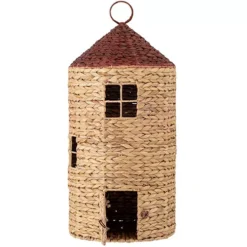 Bloomingville Opbergmand En Poppenhuis Linas - 70 Cm -Kinderspeelgoed bloomingville opbergmand en poppenhuis linas 3