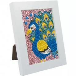 Buki Glitterschilderij - Pauw 11 Buki Glitterschilderij - Pauw -Kinderspeelgoed buki glitterschilderij pauw 5