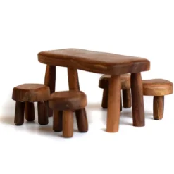 Bumbu Toys Poppenhuis Eetkamerset