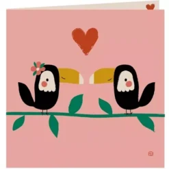 By Bora Ansichtkaart Met Envelop - Toekans