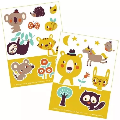 By Bora Stickers Dierenvrienden 3 By Bora Stickers Dierenvrienden