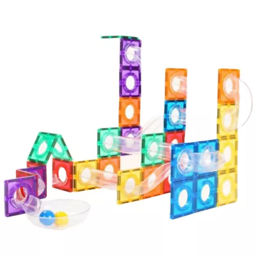 Coblo Magnetische Tegels Knikkerbaan - 100st 5 Coblo Magnetische Tegels Knikkerbaan - 100st - Afbeelding 3