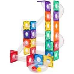 Coblo Magnetische Tegels Knikkerbaan - 100st 13 Coblo Magnetische Tegels Knikkerbaan - 100st -Kinderspeelgoed coblo magnetische tegels knikkerbaan 100st 5