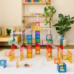 Connetix Magnetische Tegels Knikkerbaan - 92st 15 Connetix Magnetische Tegels Knikkerbaan - 92st -Kinderspeelgoed connetix knikkerbaan 92st 3