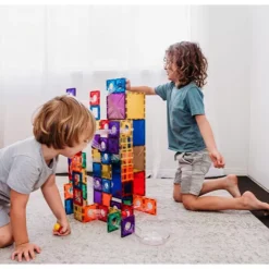 Connetix Magnetische Tegels Knikkerbaan - 92st 16 Connetix Magnetische Tegels Knikkerbaan - 92st -Kinderspeelgoed connetix knikkerbaan 92st 4