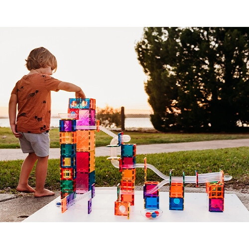 Connetix Magnetische Tegels Knikkerbaan - 92st 11 Connetix Magnetische Tegels Knikkerbaan - 92st - Afbeelding 9