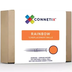 Connetix Knikkerbaanballen Rainbow - 12st