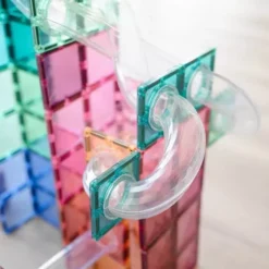 Connetix Magnetische Tegels Knikkerbaan - Pastel - 80st -Kinderspeelgoed connetix magnetische tegels knikkerbaan pastel 80st 6