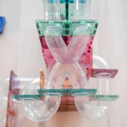 Connetix Magnetische Tegels Knikkerbaan - Pastel - 80st -Kinderspeelgoed connetix magnetische tegels knikkerbaan pastel 80st 7