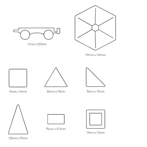 Connetix Magnetische Tegels Knikkerbaan - Pastel - 106st 11 Connetix Magnetische Tegels Knikkerbaan - Pastel - 106st - Afbeelding 9