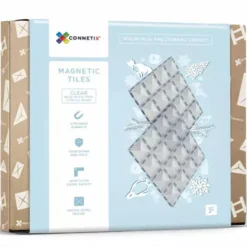 Connetix Uitbreidingsset Bodemplaten - Clear - 2st