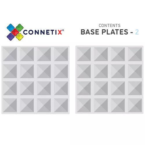Connetix Uitbreidingsset Bodemplaten - Clear - 2st 8 Connetix Uitbreidingsset Bodemplaten - Clear - 2st - Afbeelding 6