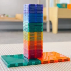 Connetix Magnetische Tegels Uitbreidingsset - Rainbow - 40st -Kinderspeelgoed connetix uitbreidingsset rainbow 40st 2