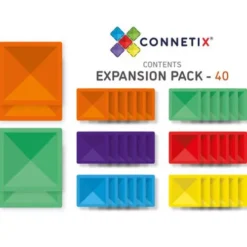 Connetix Magnetische Tegels Uitbreidingsset - Rainbow - 40st -Kinderspeelgoed connetix uitbreidingsset rainbow 40st 7