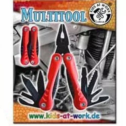 Kids At Work Multitool Zakmes Met 8 Functies 4 Kids At Work Multitool Zakmes Met 8 Functies - Afbeelding 2