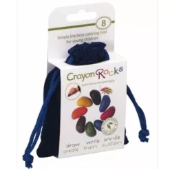 Crayon Rocks Waskrijtjes 8 St In 8 Kleuren - Fluwelen Zakje -Kinderspeelgoed crayon rocks waskrijtjes 8 st in 8 kleuren1