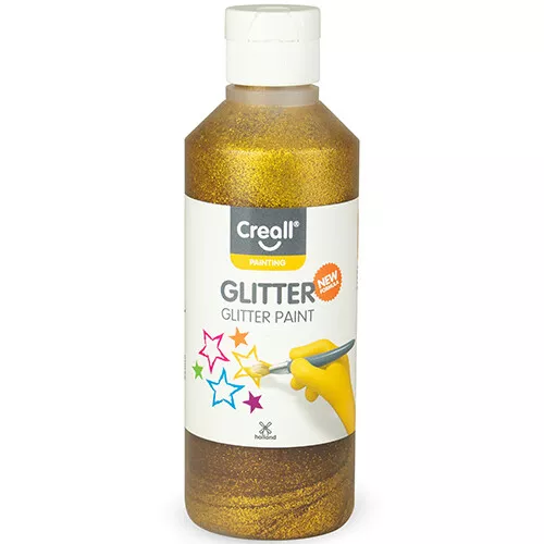 Creall Glitterverf 250 Ml - Goud 3 Creall Glitterverf 250 Ml - Goud