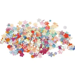 Creativ Company Bloemvormige Pailletten Pastel - 250gr