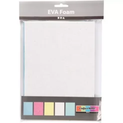 Creativ Company Eva Foam A5 Vellen - Pastel Glitter - 5st 7 Creativ Company Eva Foam A5 Vellen - Pastel Glitter - 5st -Kinderspeelgoed creativ company foam vellen pastel glitter 3