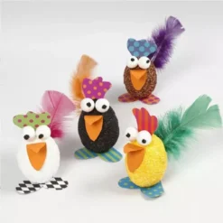 Creativ Company Gele Veren - 6st -Kinderspeelgoed creativ company gele veren 6st 3