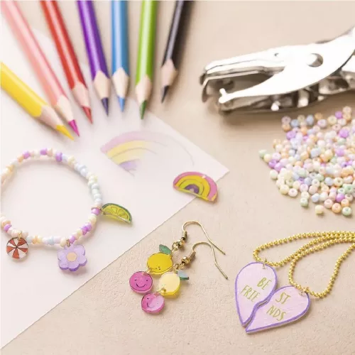 Creativ Company Knutselset Krimpfolie Sieraden 4 Creativ Company Knutselset Krimpfolie Sieraden - Afbeelding 2