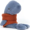 Jellycat Cozy Crew Knuffelwalvis - 18 Cm -Kinderspeelgoed crw3w