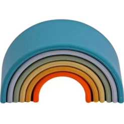 Dëna Bijt- En Stapelspeeltje Natuur - Regenboog