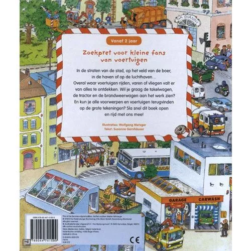 Uitgeverij Deltas Kartonboekje Mijn Allereerste Zoekboek - Voertuigen 4 Uitgeverij Deltas Kartonboekje Mijn Allereerste Zoekboek - Voertuigen - Afbeelding 2