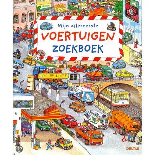 Uitgeverij Deltas Kartonboekje Mijn Allereerste Zoekboek - Voertuigen 3 Uitgeverij Deltas Kartonboekje Mijn Allereerste Zoekboek - Voertuigen